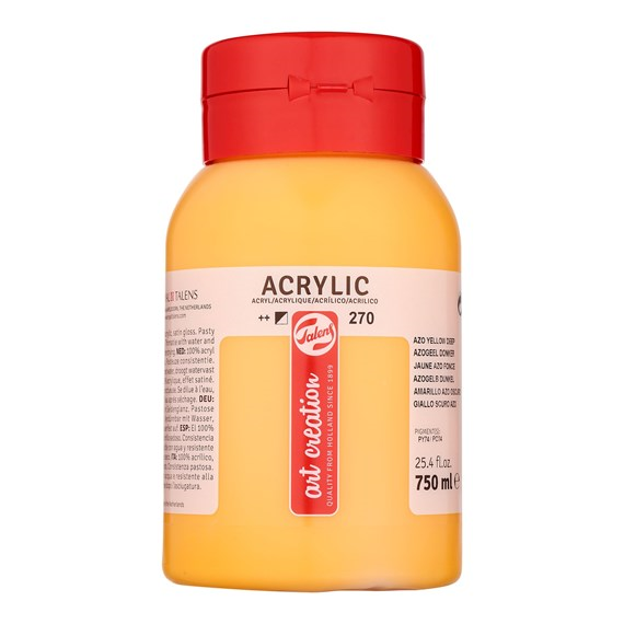 Talen Art Creation Acrylverf 270 Azogeel 750 ml