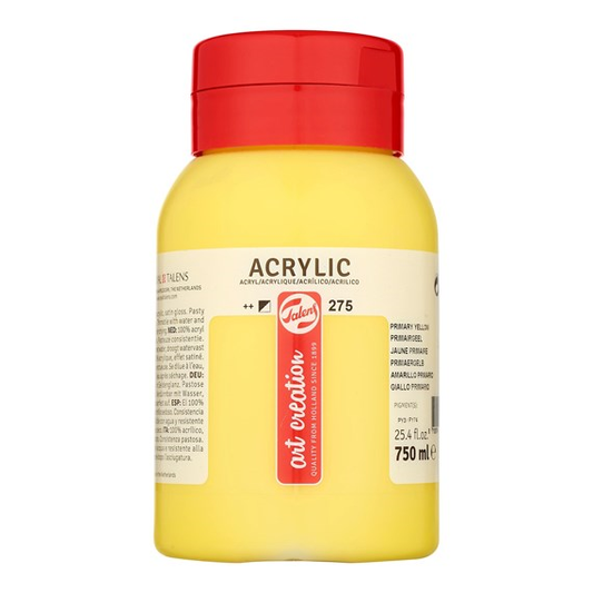 Talen Art Creation Acrylverf 275 Primair Geel 750 ml