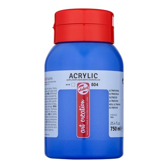 Talen Art Creation Acrylfarbe 504 Ultramarin 750 ml