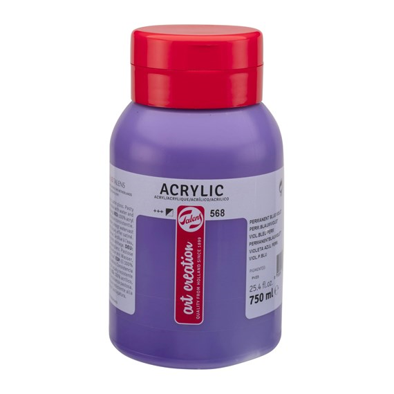 Talen Art Creation Acrylic Paint 568 Permanent Blue Violet 750 ml