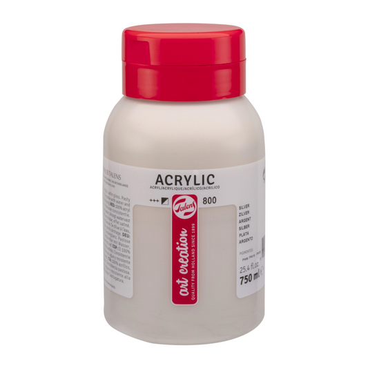 Talen Art Creation Acrylverf 800 Zilver 750 ml