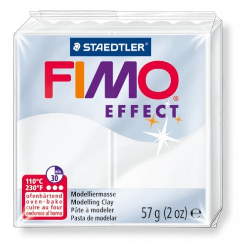 FIMO Soft Effect Transparant Wit Nr. 14 57g - Polymeerklei