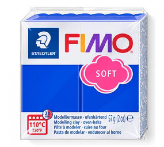 FIMO soft Brilliant Blauw nr 33 57g - Polymeerklei / Boetseerklei