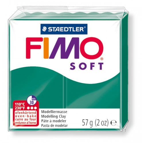 FIMO Soft Smaragdgroen 56 - Ovenhardende Polymeerklei Boetseerklei