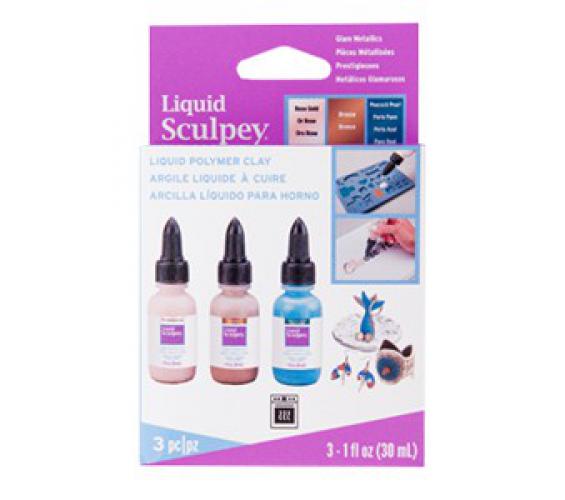 Sculpey Liquid Glam Metallics Multipack - Polymeerklei / Boetseerklei