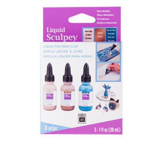 Sculpey Liquid Glam Metallics Multipack - Polymeerklei / Boetseerklei