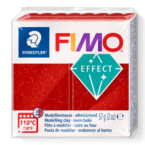 FIMO Soft Effect Galaxy Rood 202  57g - Polymeerklei / Boetseerklei