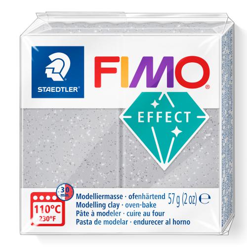 FIMO Soft Metallic Zilver 81 - Polymeerklei / Boetseerklei