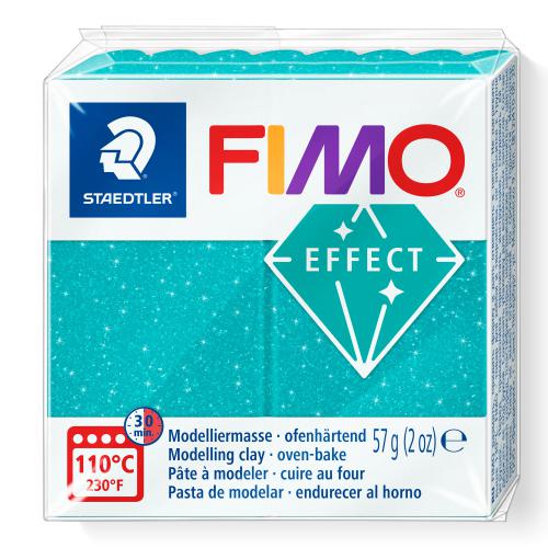 Fimo Soft Effect 57g Galaxy Turquoise - Polymeerklei & Boetseerklei