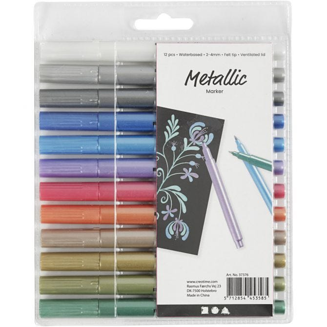 CC Metallic Markers Metallic 12 Stück