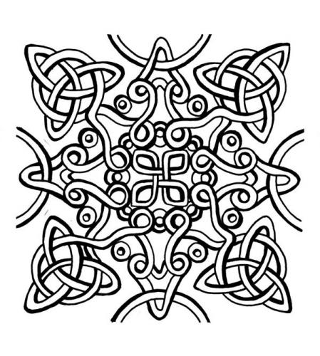 Cernit Texture Mat Celtic Knot 9x9cm - Polymeerklei / Boetseerklei