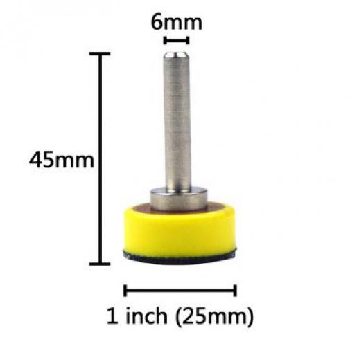 Fimo Polijstschijf Houder 25mm/6mm - Polymeerklei / Boetseerklei
