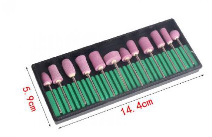 Fimo Polijstbitjes Roze 12 stuks - Polymeerklei / Boetseerklei