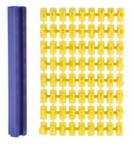 Fimo Alfabet Stempel Set - Polymeerklei / Boetseerklei