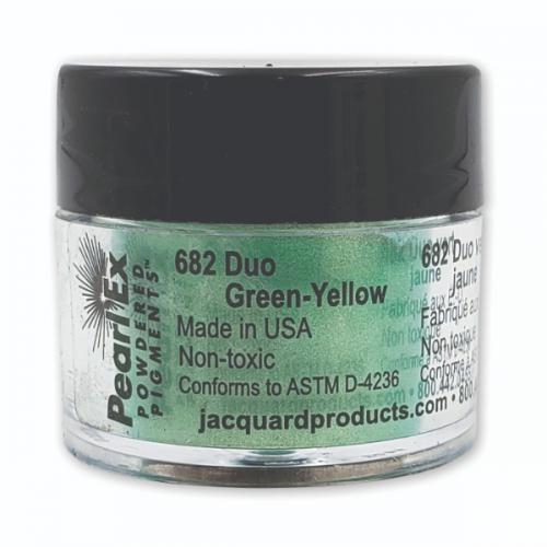 Afwerking PearlEx 3gr Duo Green Yellow - Polymeerklei / Boetseerklei