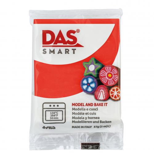 Fimo DAS Smart Rouge écarlate 57g - Polymeerklei / Boetseerklei
