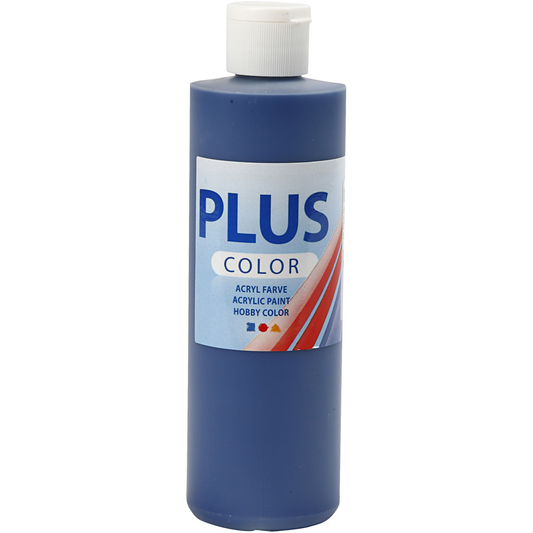 Plus Color Acrylverf Marine Blauw 250 ml