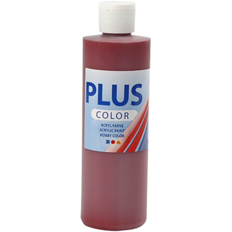 Plus Color Acrylverf Antiek Rood 250 ml
