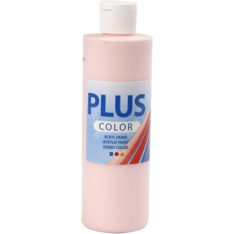 Plus Color Acrylverf Zacht Roze 250 ml