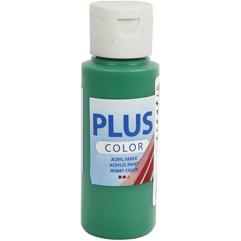 Plus Color Acrylic Paint Brilliant Green 60 ml