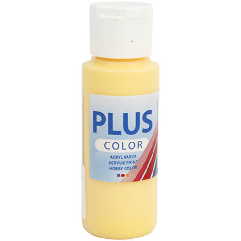 Plus Color Acrylic Paint Crocus Yellow 60 ml
