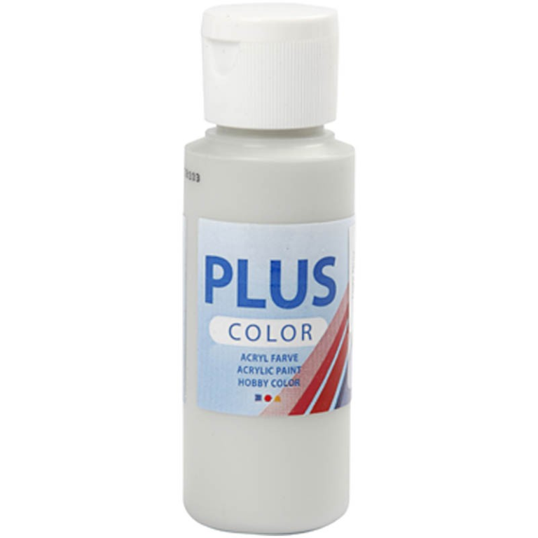 Plus Color Acrylfarbe Hellgrau 60 ml