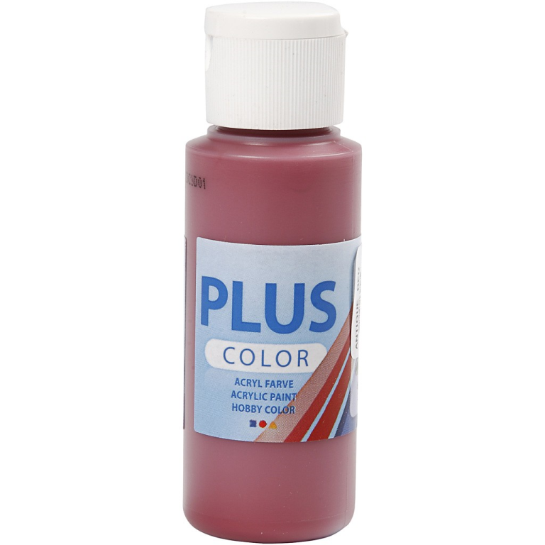 Plus Color Acrylverf Antiek Rood 60 ml