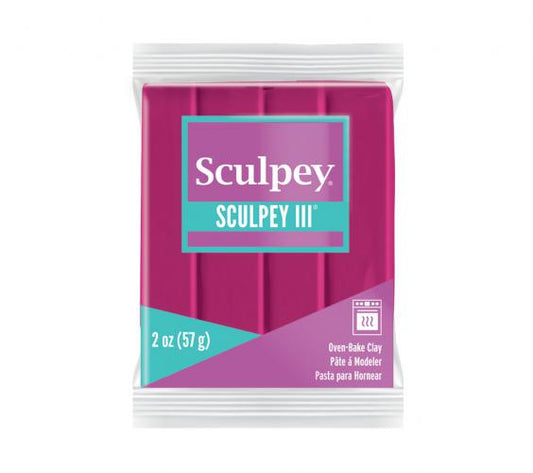 Sculpey Klei III Berry 57gr - Hoogwaardige Polymeerklei