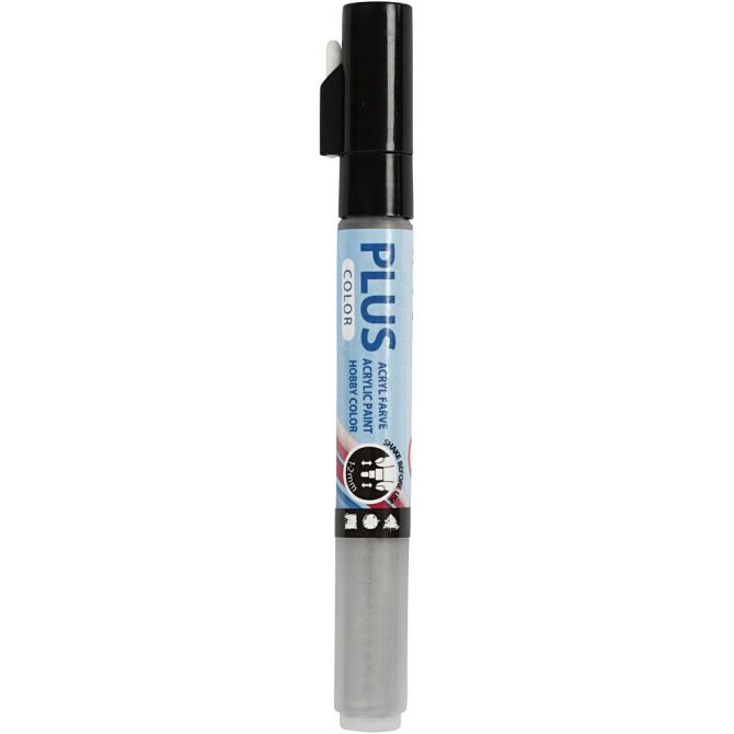 Plus Color Marker Silver
