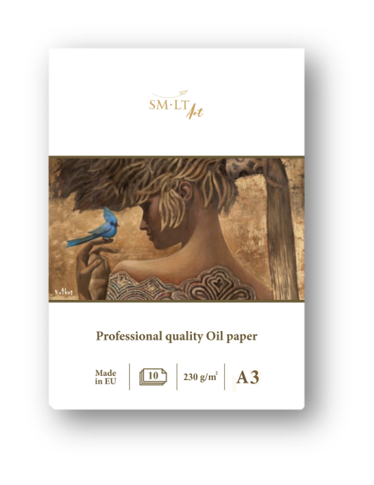 SMLT Professional Paper Pad Oil Paint A3 230gsm 10 sheets