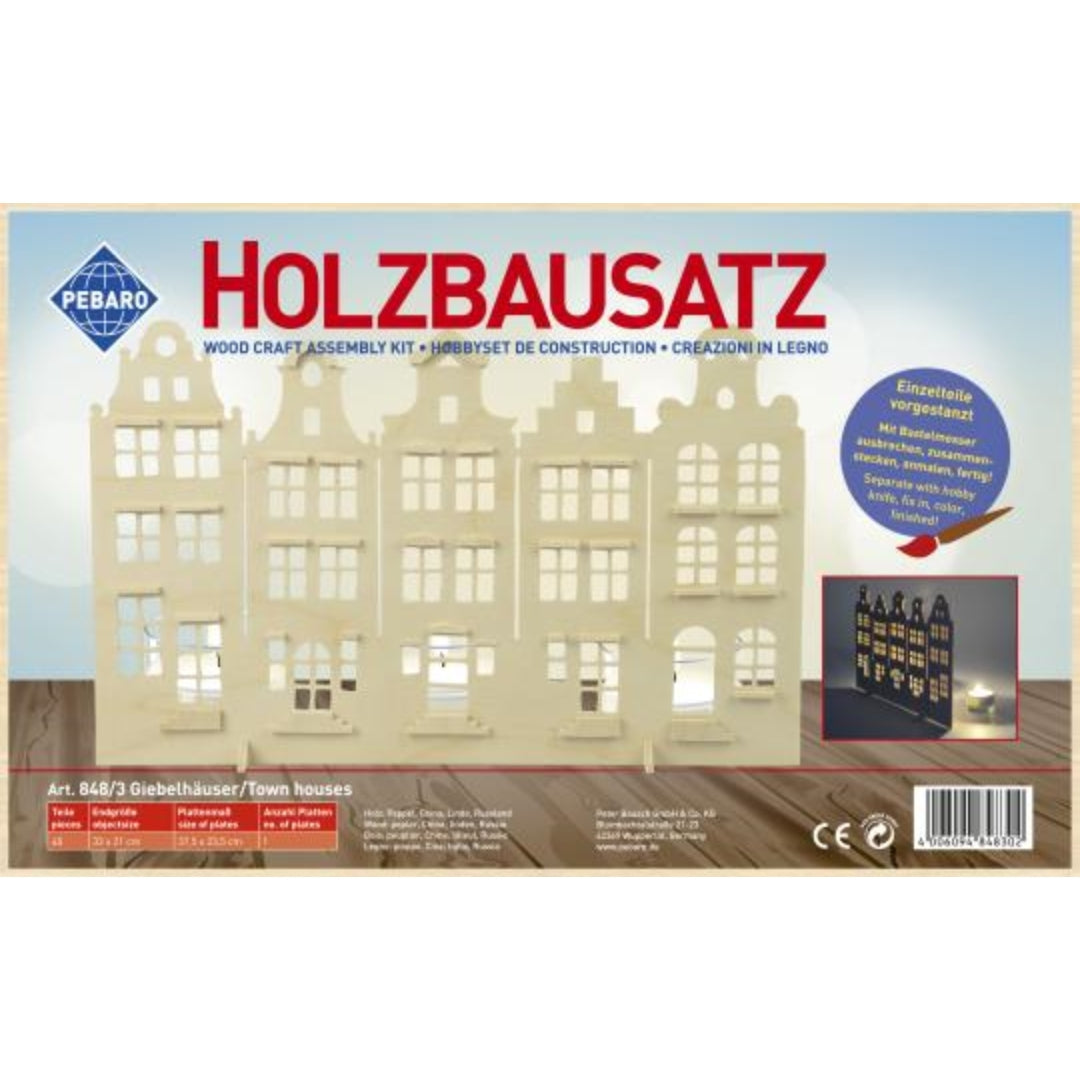 Pebaro Wooden Canal House Building Kit