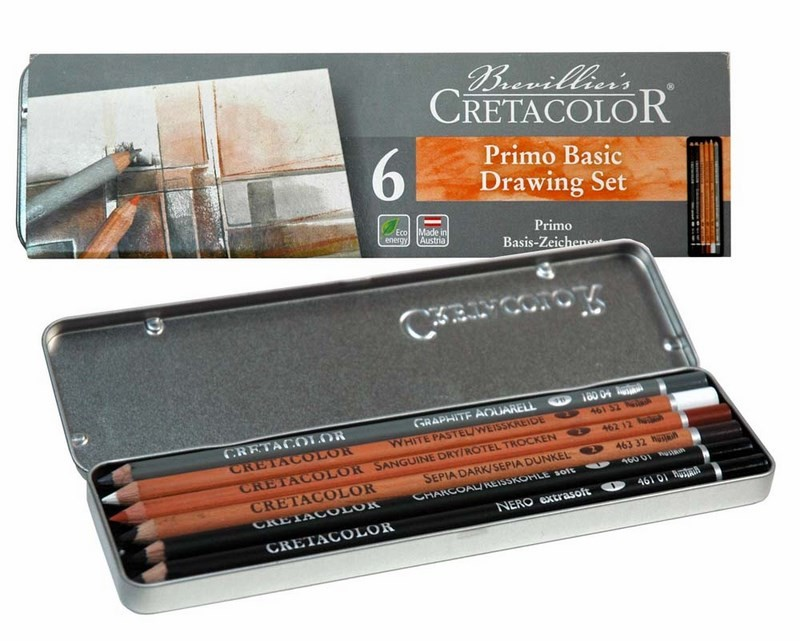 Cretacolor Zeichenset Basic Primo 6-teilig