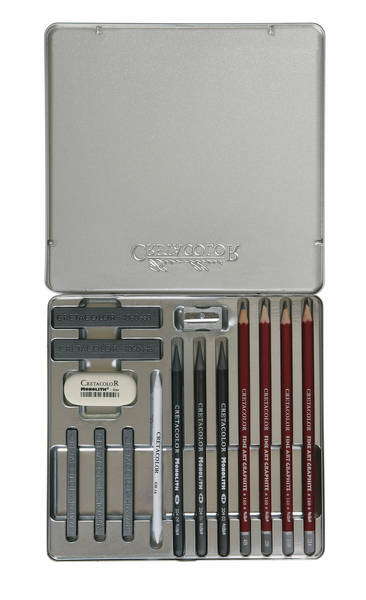 Cretacolor Silver Box 15-delig