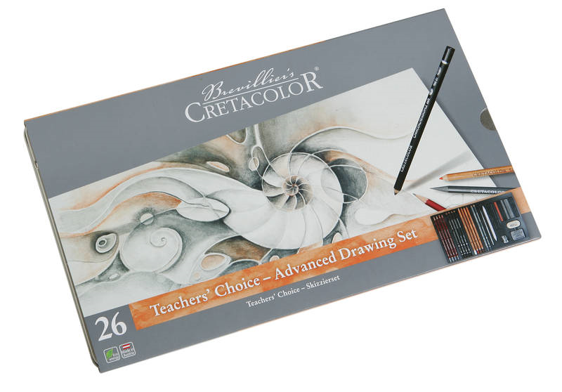 Cretacolor Teachers' Choice Zeichenset Groß 26-teilig