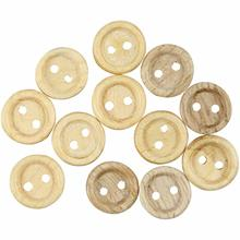 CC Houten Knopen 11 mm 50 stuks
