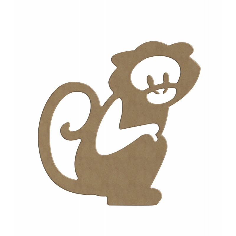 Gomille MDF Monkey Figure 21 cm