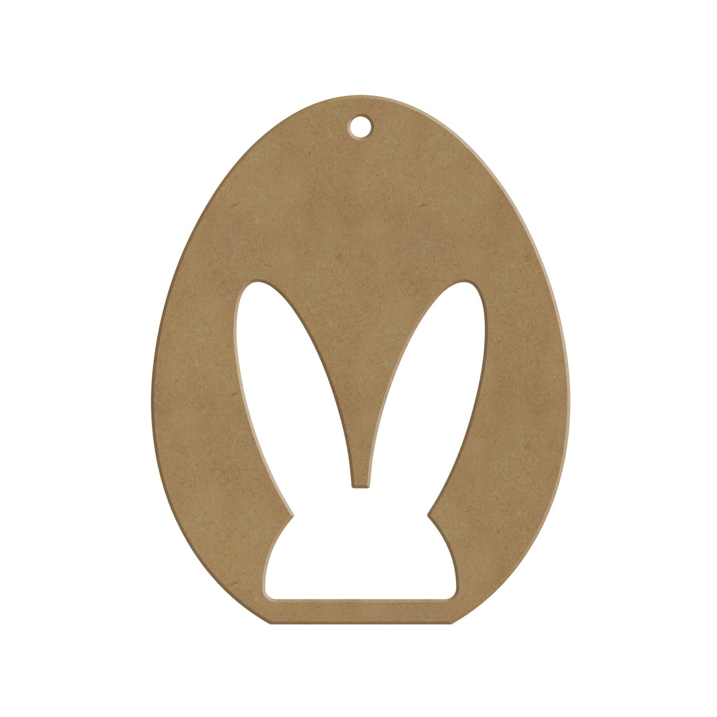 Gomille MDF Figur 7,9x10 cm Ei Hase
