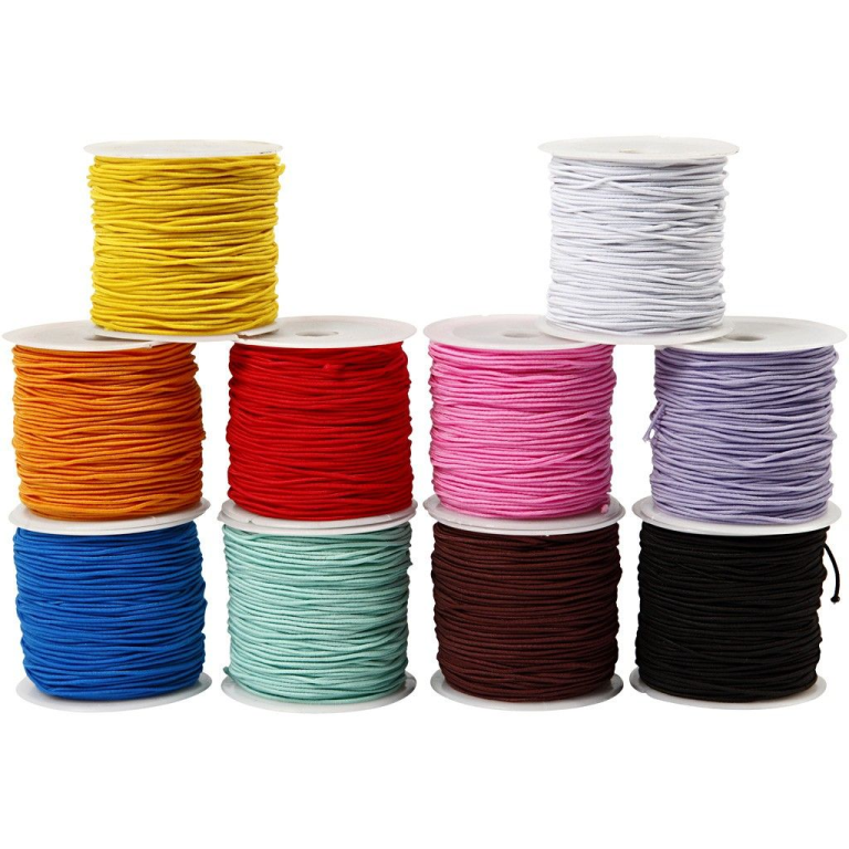 CC Elastiek Set 10 kleuren à 25m