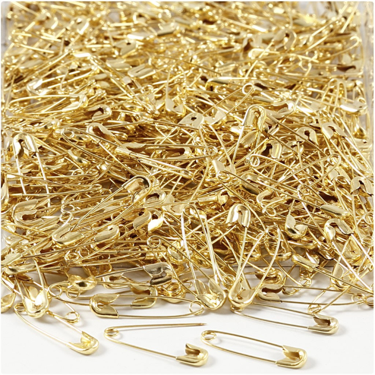 CC Veiligheidsspelden 22 mm 500 stuks Goud