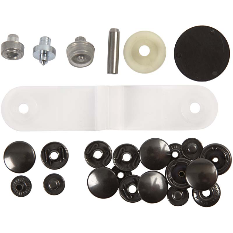 CC Drukknopen Startersset 15 mm 10 stuks