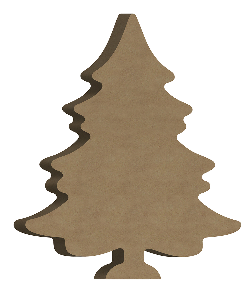 Gomille MDF Figur 15x18 cm Weihnachtsbaum