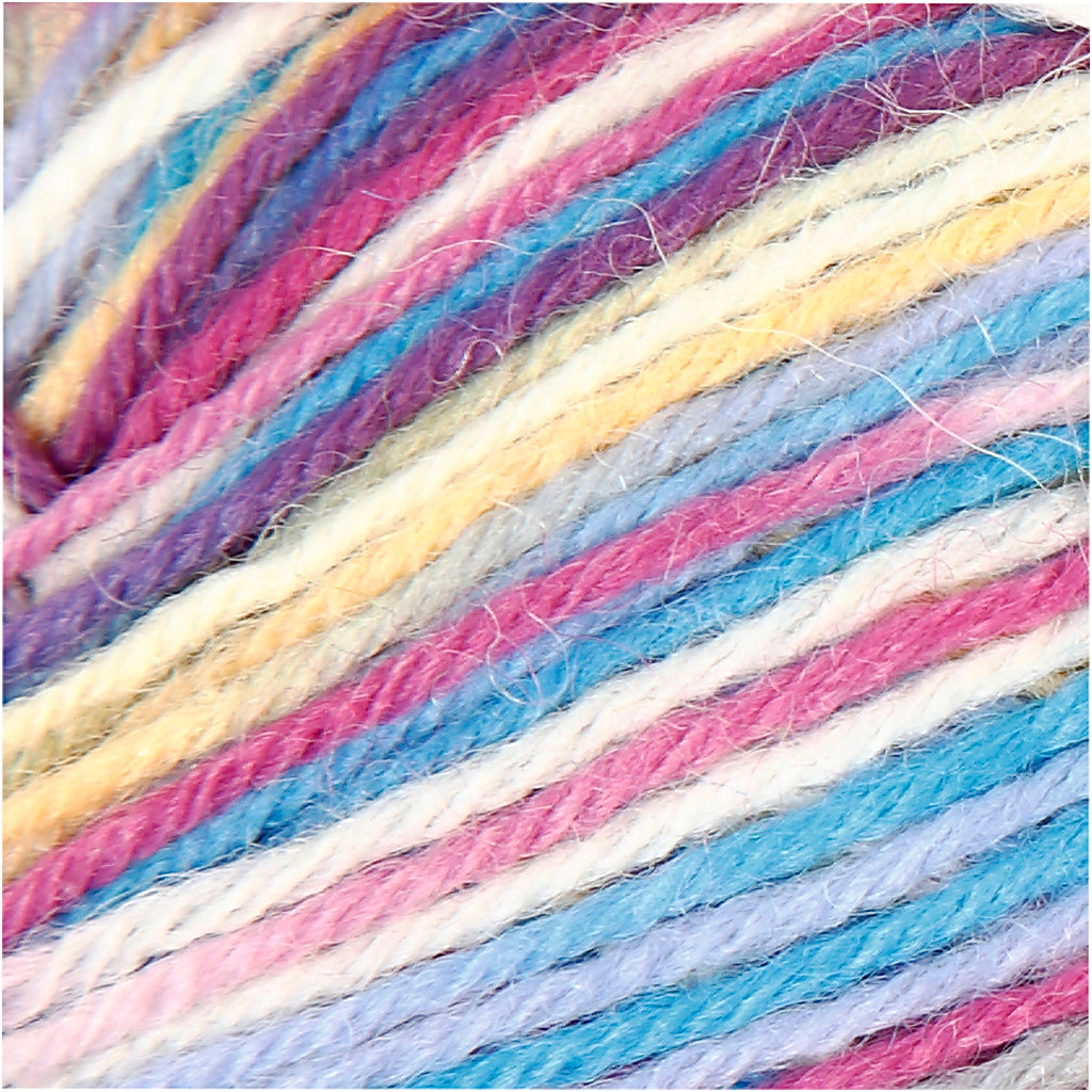 CC Creotime Sock Yarn 50g Multi-colored Pastel