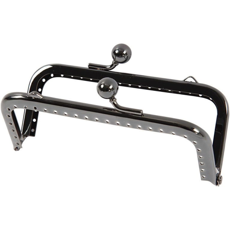 CC Portemonnee Gesp Kit 10 cm Donkergrijs