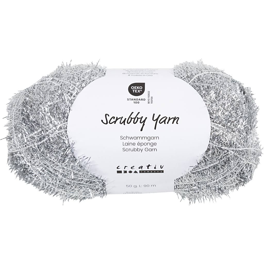 CC Scrubby Garn Silber 50 gr