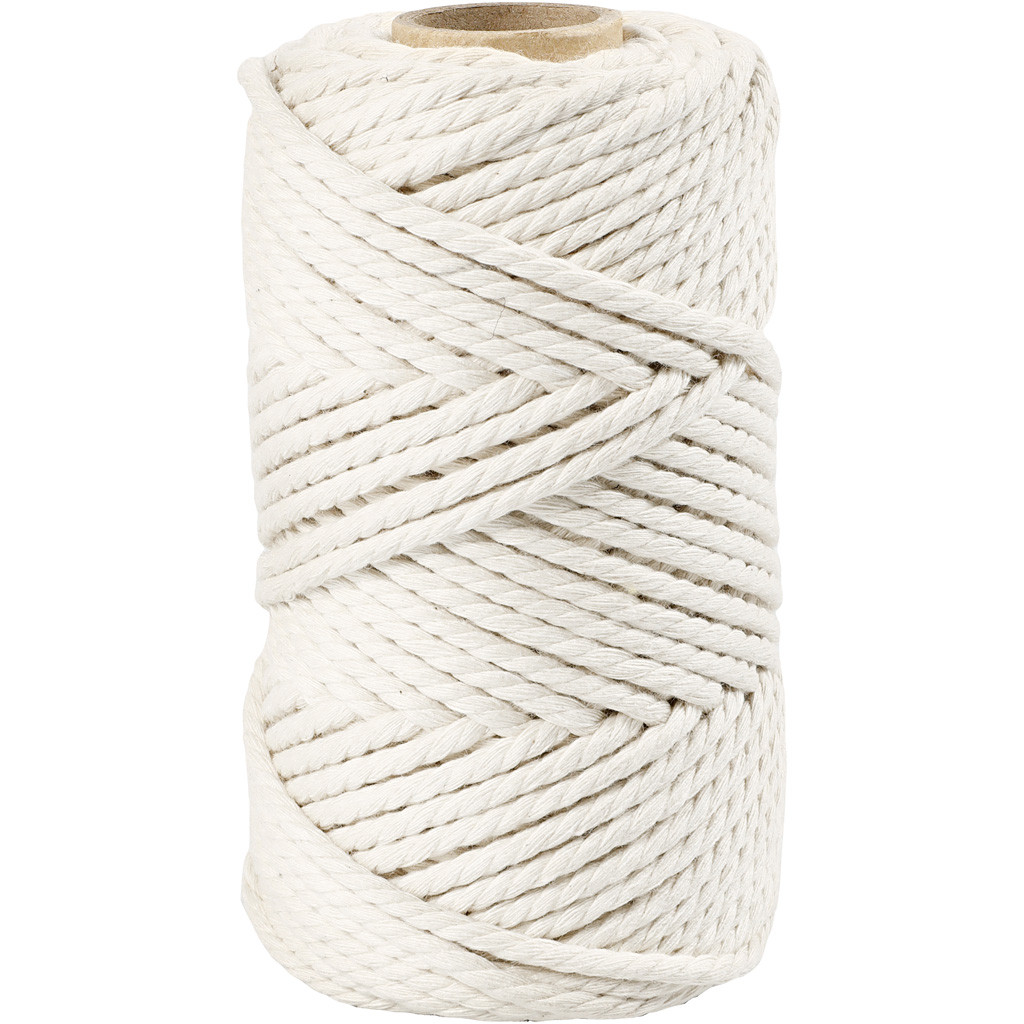 CC Macramé Cord 4mm 55m Off-White