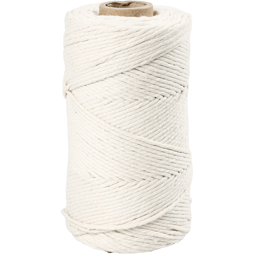 CC Makramee-Kordel 2 mm 198 m Off-White