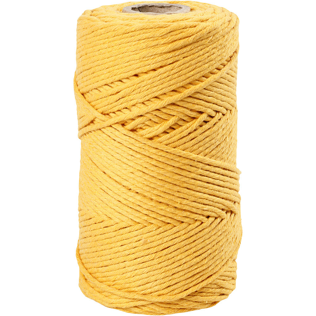 CC Macramékoord 2 mm 198 m Geel