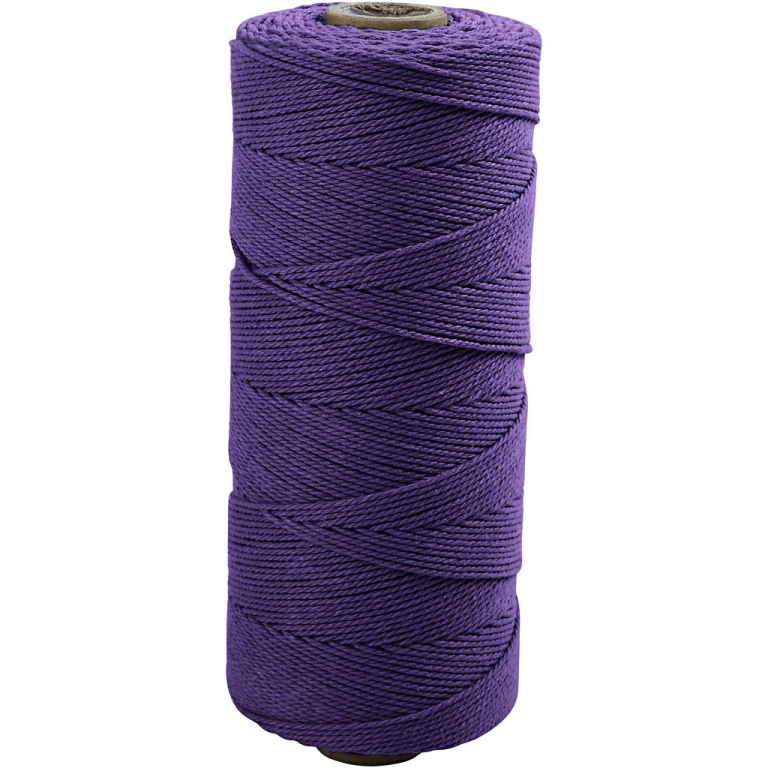 CC Cotton Cord 1 mm 315 m Violet