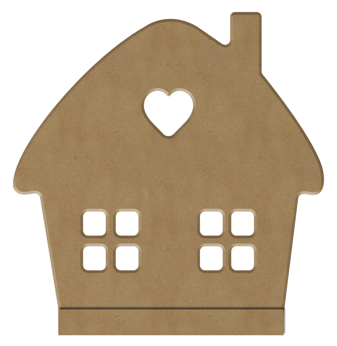 Gomille MDF Kerzenhalter 12x12 cm Häuschen