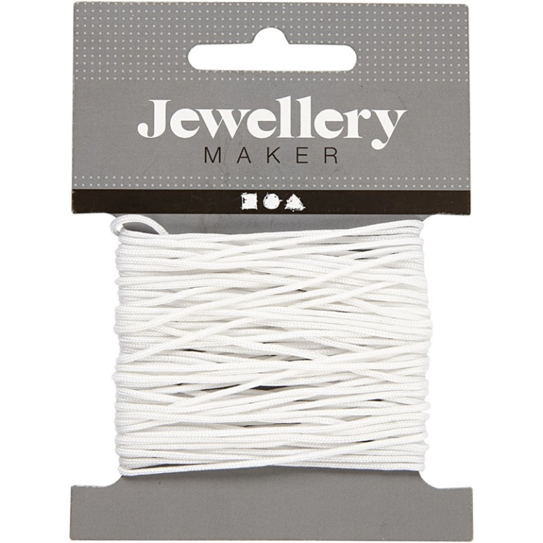 CC Macramé Koord 1 mm Wit 10 m